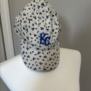 New Era Blue and White Floral Cap
